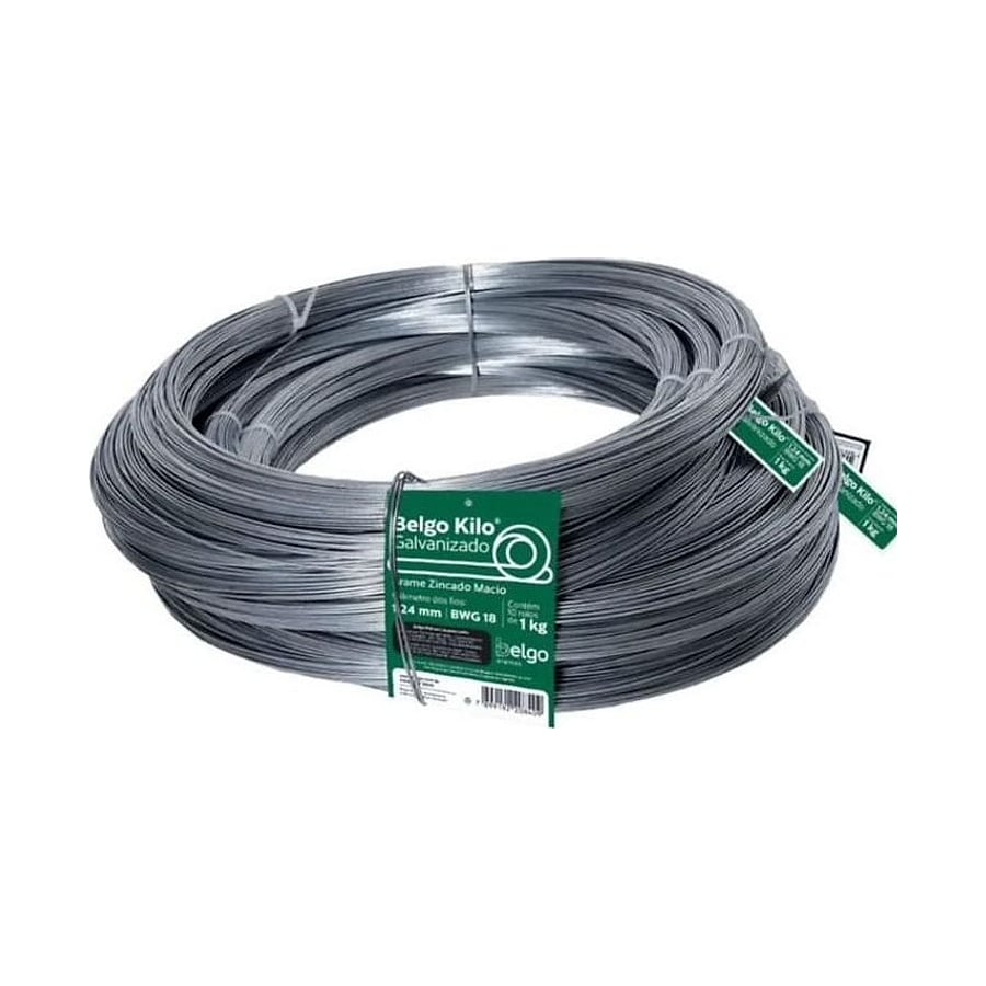 Arame 18 galvanizado Belgo Kilo